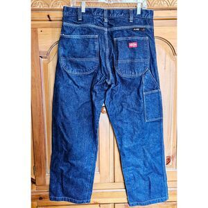 Dickies FR Flame Resistant Carpenter Work Jeans Denim Safety Workwear 34x30‎